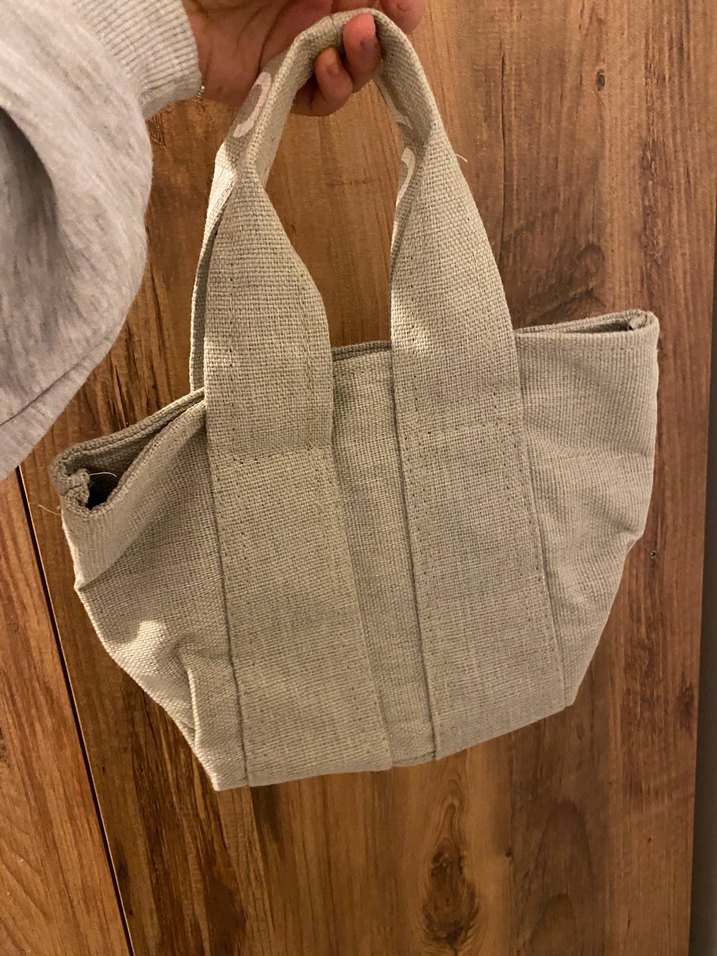 Bej Keten Bohem Kadın Çanta - Görsel 2