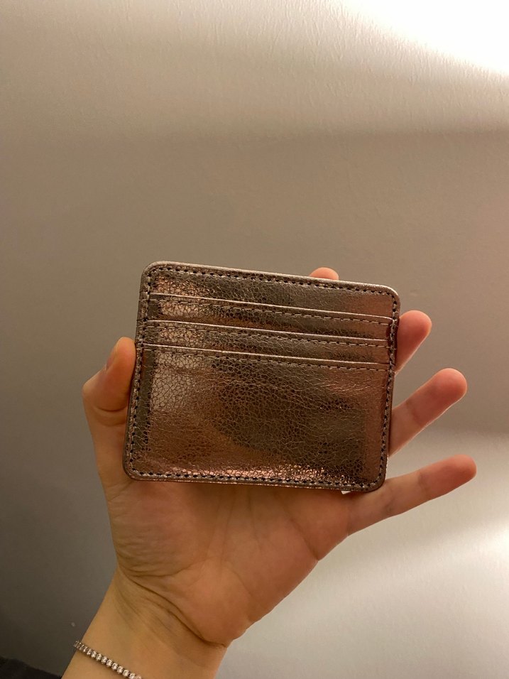 Kahverengi Parlak Kadın Cüzdan - Görsel 2