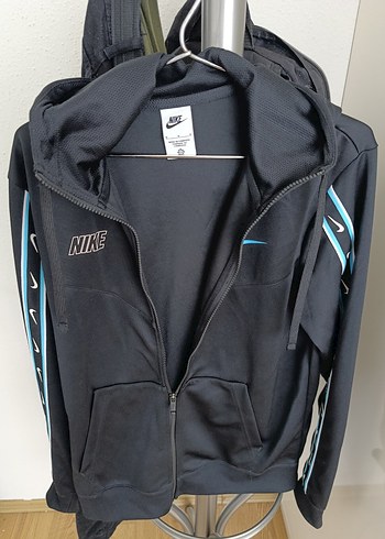 Nike Siyah Fermuarlı Erkek Spor Ceket