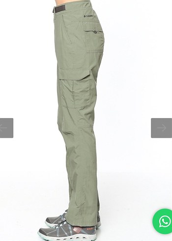 COLUMBİA Bel Detaylı Rahat Kadın Kumaş Pantolon - Görsel 3