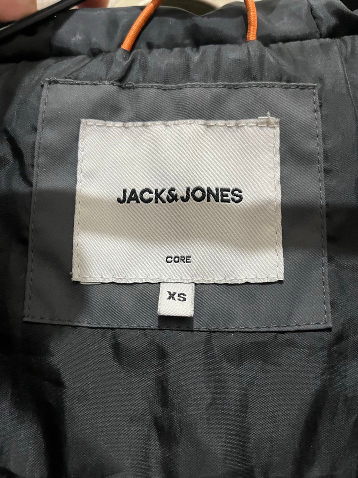 Gri Kapüşonlu Fermuarlı Erkek Mont - Görsel 3