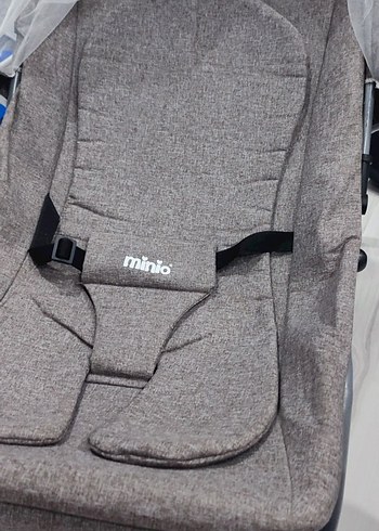 Minio Keten Kumaşlı Beş Kademeli Ayarlı Beşik - Görsel 3