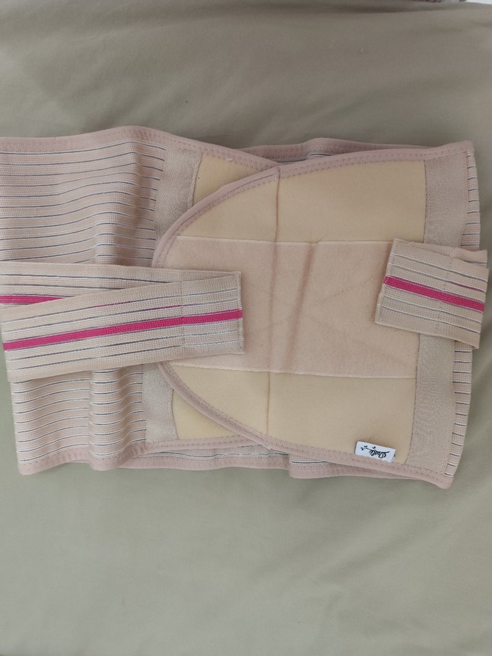 Bej Ayarlanabilir Doğum Sonrası Korse - Görsel 5