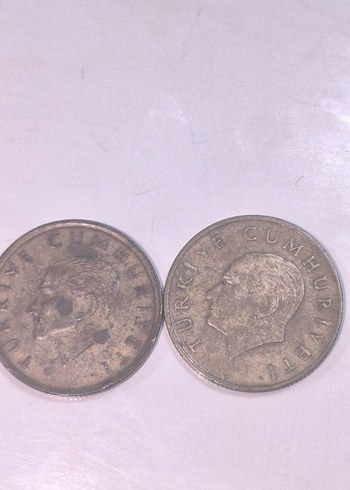 Vintage 500 Lira Altın Tonlu cumhuriyet donemi - Görsel 2