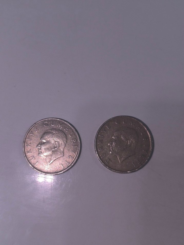 Vintage 10 bin lira Madeni Para Seti - Görsel 2