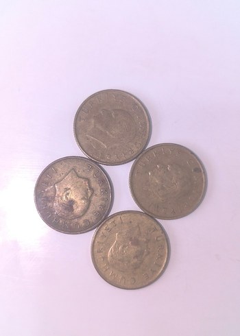 1989 Vintage 100 Lira Madeni Paralar - Görsel 2