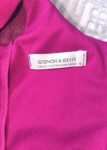 Kısa Kollu Bordo Boncuk Detaylı Abiye - Görsel 5