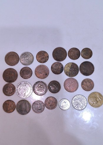 Çeşitli Eski Paralar Koleksiyonu - Görsel 3