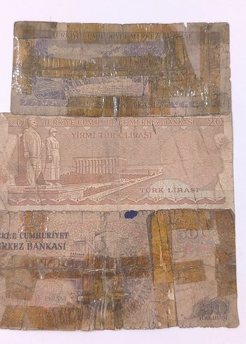 Eski Türk Lirası Banknot Seti - Görsel 2