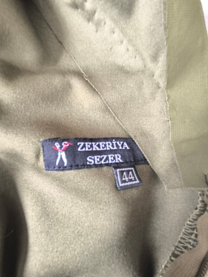 Kadın V Yaka Pileli Uzun Abiye i Elbise - Görsel 5