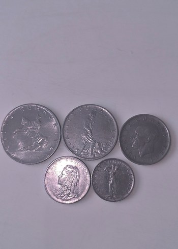 Gri Vintage Metal Rozet Seti - Görsel 2