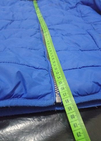 Mavi Kapüşonlu Erkek Mont - Görsel 3