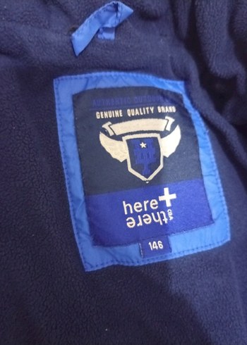 Mavi Kapüşonlu Erkek Mont - Görsel 6