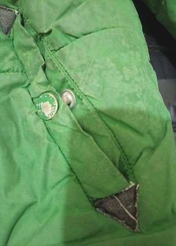 Erkek Çocuk Yeşil Kapüşonlu Mont - Görsel 7