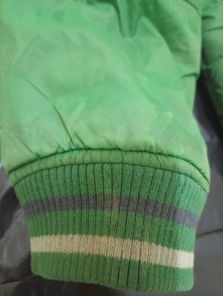 Erkek Çocuk Yeşil Kapüşonlu Mont - Görsel 4