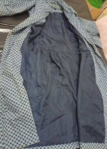 Düğmeli  Uzun Kadın Kaban - Görsel 3