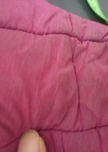 Pembe Kapüşonlu Kadın Kış Montu - Görsel 7