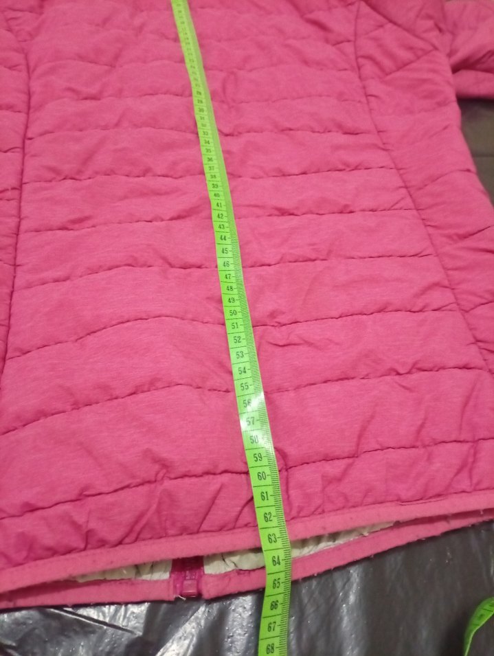 Pembe Kapüşonlu Kadın Kış Montu - Görsel 5