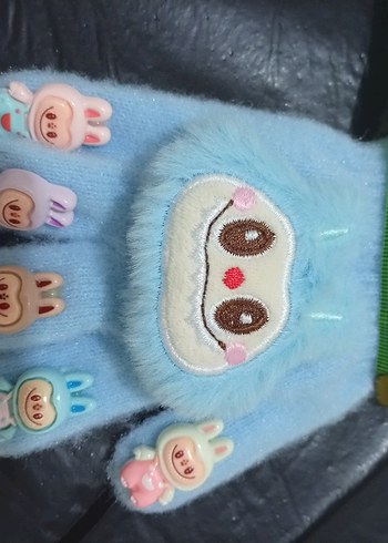 labubu çocuk eldiven - Görsel 6