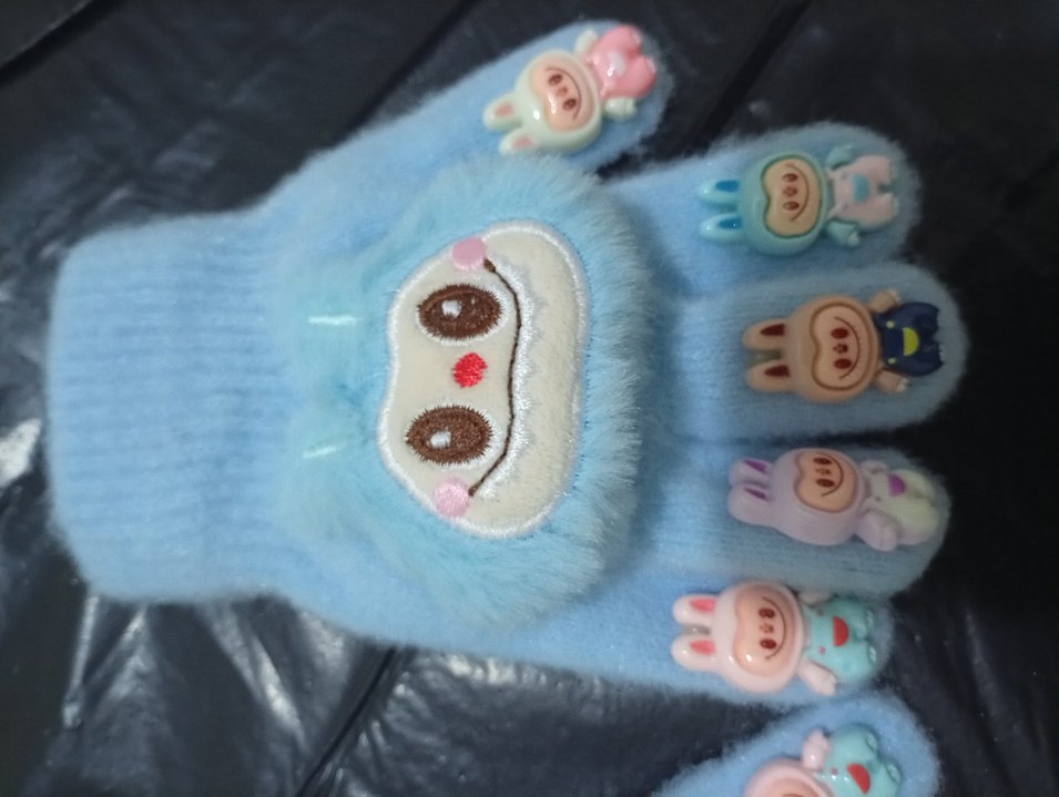 labubu çocuk eldiven - Görsel 4