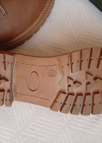 Kahverengi Deri Kadın Topuklu Bot - Görsel 10