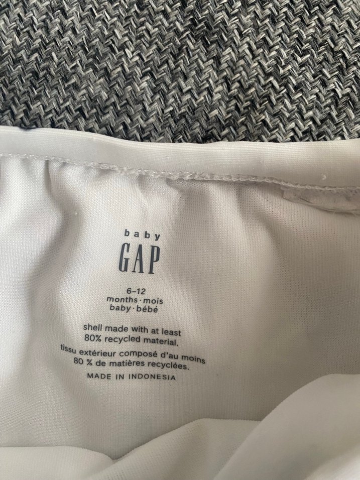 6-12 ay Kız Bebek Uzun Kollu Desenli Fırfırlı Takım mayo - Görsel 4