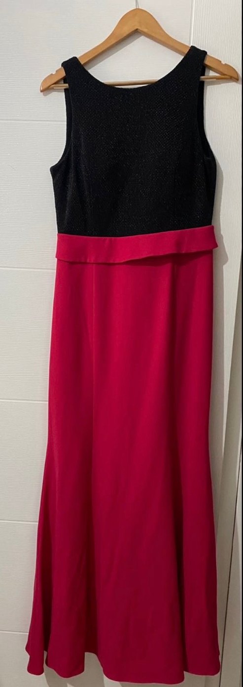 Abiye elbise Balık form Fuşya - Görsel 2