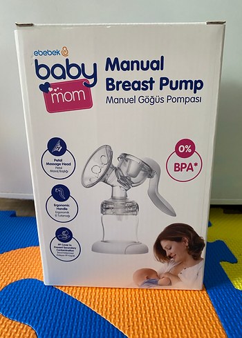 ebebek Baby Mom Manuel Göğüs Pompası Beyaz