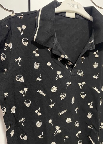 Siyah Baskılı Erkek Çocuk Kısa Kollu tişört - Görsel 2