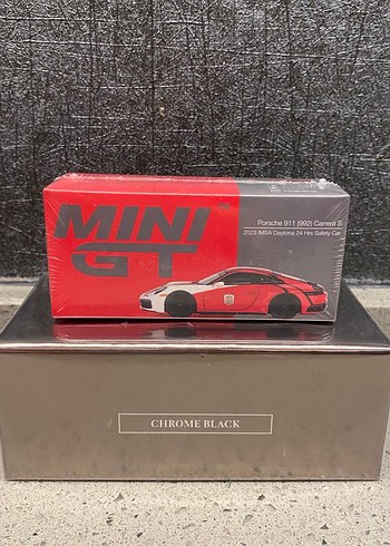 Mini GT Porsche 911 Carrera S Siyah Oyuncak Araba