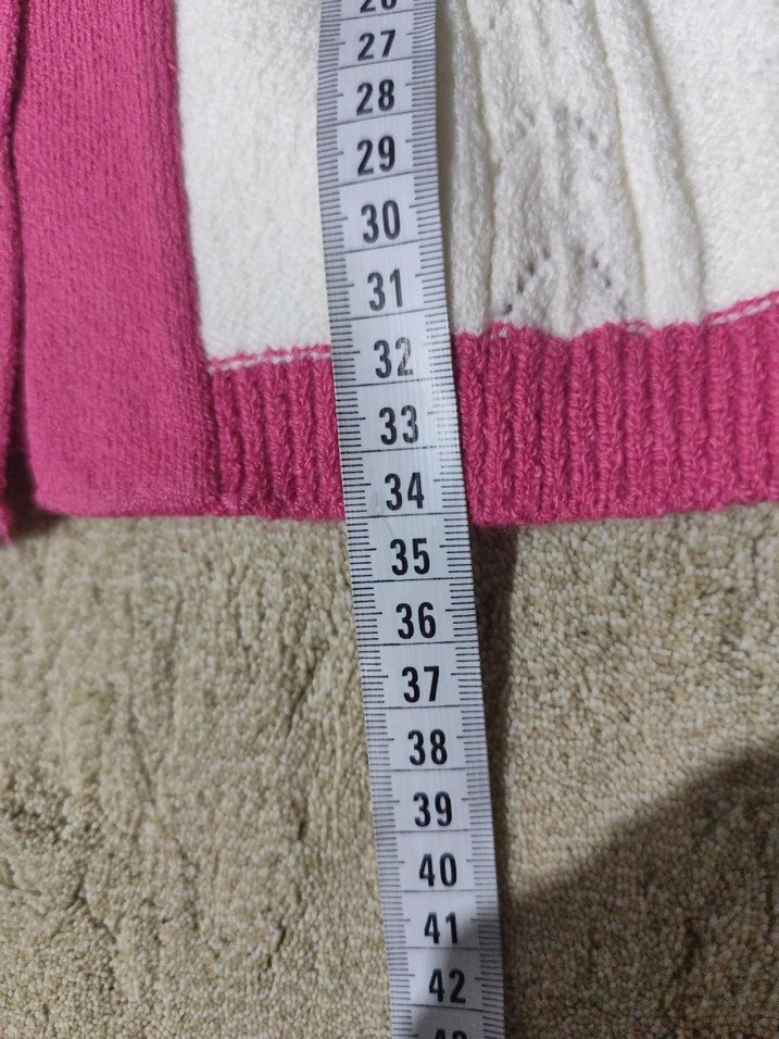 Renkli Nakışlı Kız Triko Hırka - Görsel 5