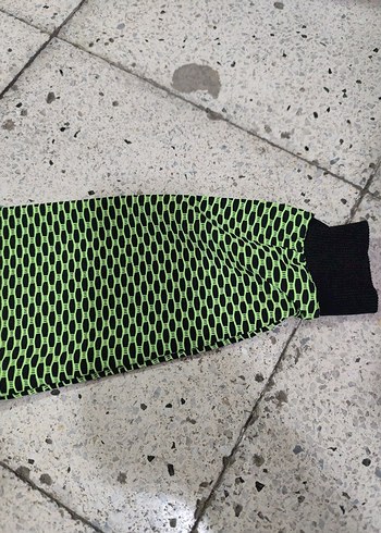 Yeşil Kapüşonlu Fermuarlı kız kapşonlu Hırka - Görsel 5