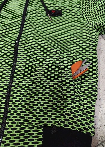 Yeşil Kapüşonlu Fermuarlı kız kapşonlu Hırka - Görsel 3