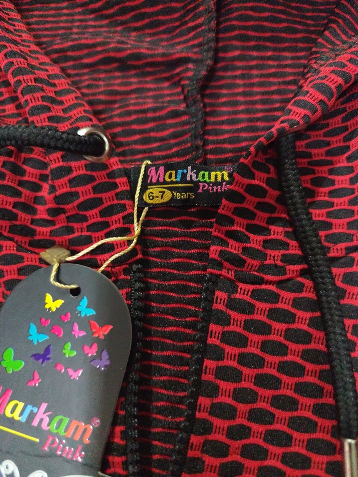 Kapüşonlu Fermuarlı kız Çocuk Ceket - Görsel 2