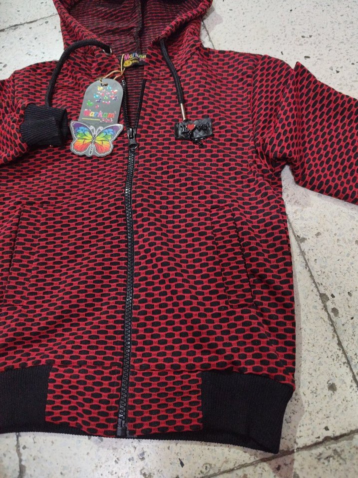 Kapüşonlu Fermuarlı kız Çocuk Ceket - Görsel 4