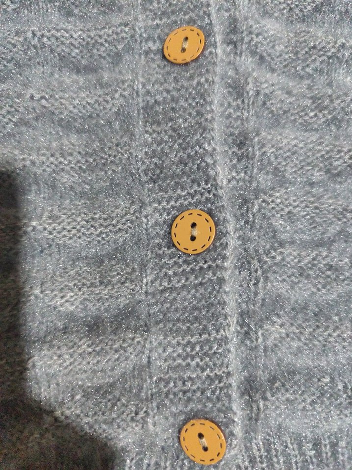 Erkek Çocuk Gri Örgü Süveter - Görsel 3