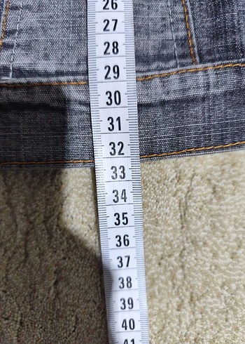 Düğmeli Gri Erkek Çocuk Kot Ceket - Görsel 5