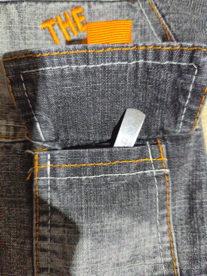 Düğmeli Gri Erkek Çocuk Kot Ceket - Görsel 3