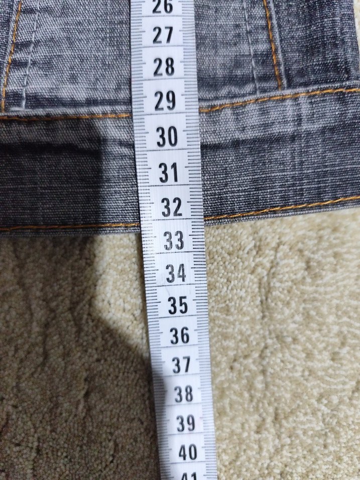 Düğmeli Gri Erkek Çocuk Kot Ceket - Görsel 5