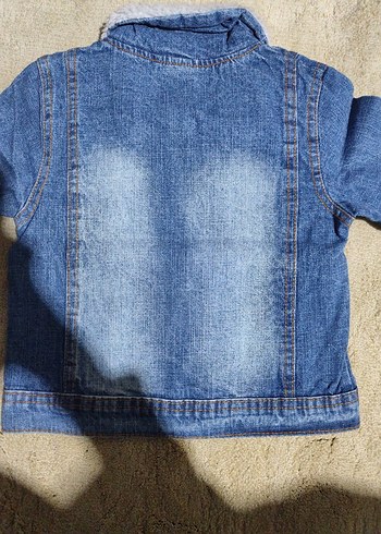 Erkek Çocuk Kürklü Denim Ceket - Görsel 2