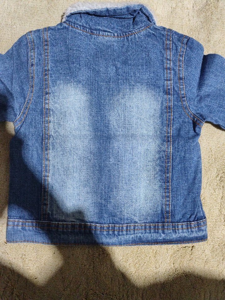 Erkek Çocuk Kürklü Denim Ceket - Görsel 2