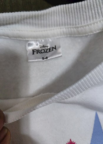 Beyaz Baskılı Kız Çocuk Sweatshirt - Görsel 4