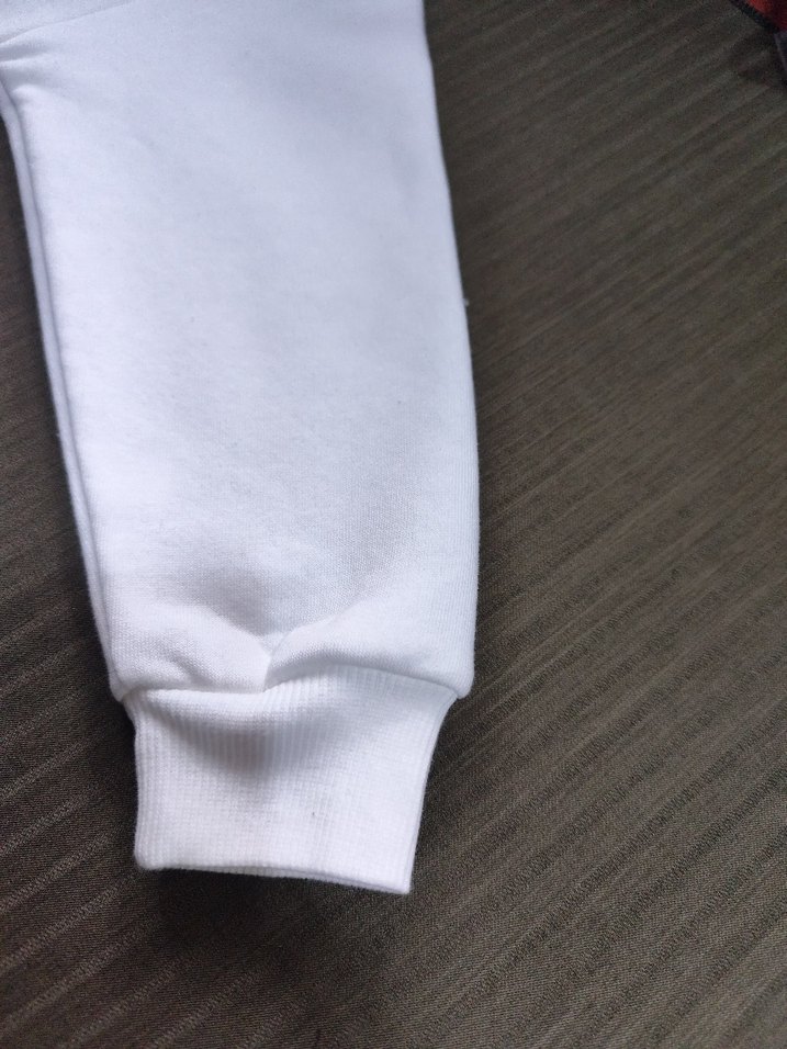 Beyaz Baskılı Kız Çocuk Sweatshirt - Görsel 3