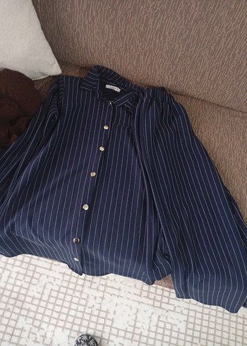 Düğmeli Lacivert pantolon takım tesettür - Görsel 3