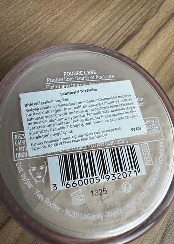 Yves rocher sabitleyici toz pudra - Görsel 2