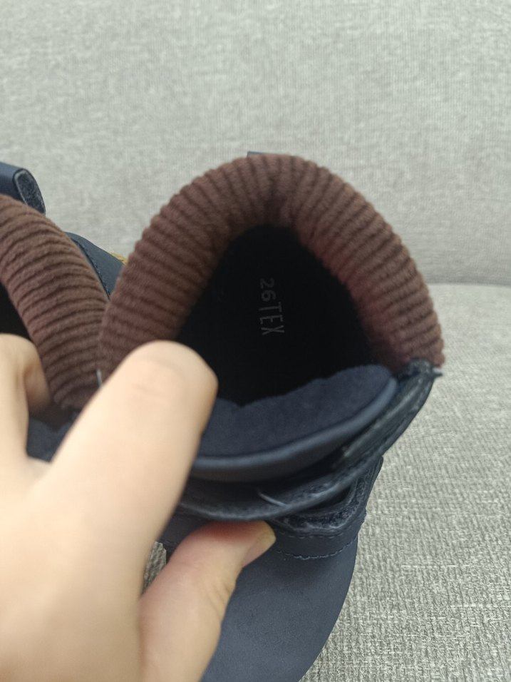 Erkek Çocuk Koyu Mavi Cırtlı Bot - Görsel 4