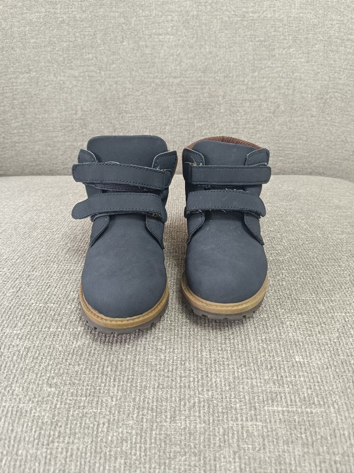 Erkek Çocuk Koyu Mavi Cırtlı Bot - Görsel 3