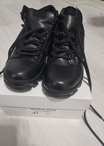 Siyah Goth Erkek Ayakkabı Bağcığı - Görsel 5