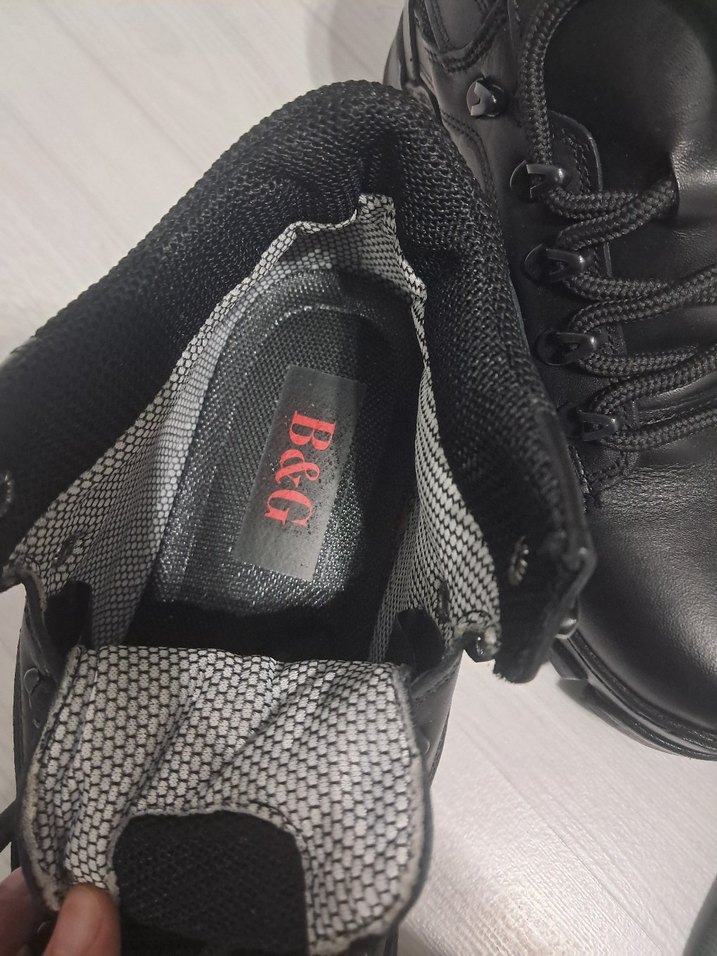 Siyah Goth Erkek Ayakkabı Bağcığı - Görsel 3