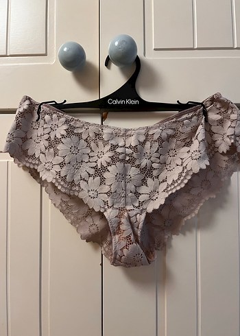 Calvin Klein Bej Midi Dantel Kadın İç Çamaşırı